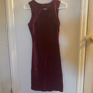 Small maroon business casual dress